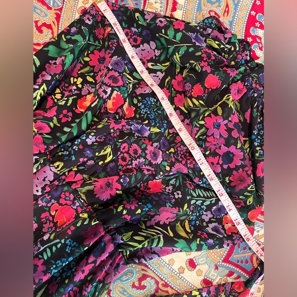 ModCloth floral maxi halter dress size small S - Picture 10 of 11